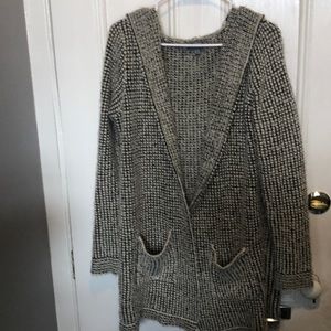 Green checkered sweater